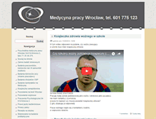 Tablet Screenshot of medycyna.lekarzpracy.pl
